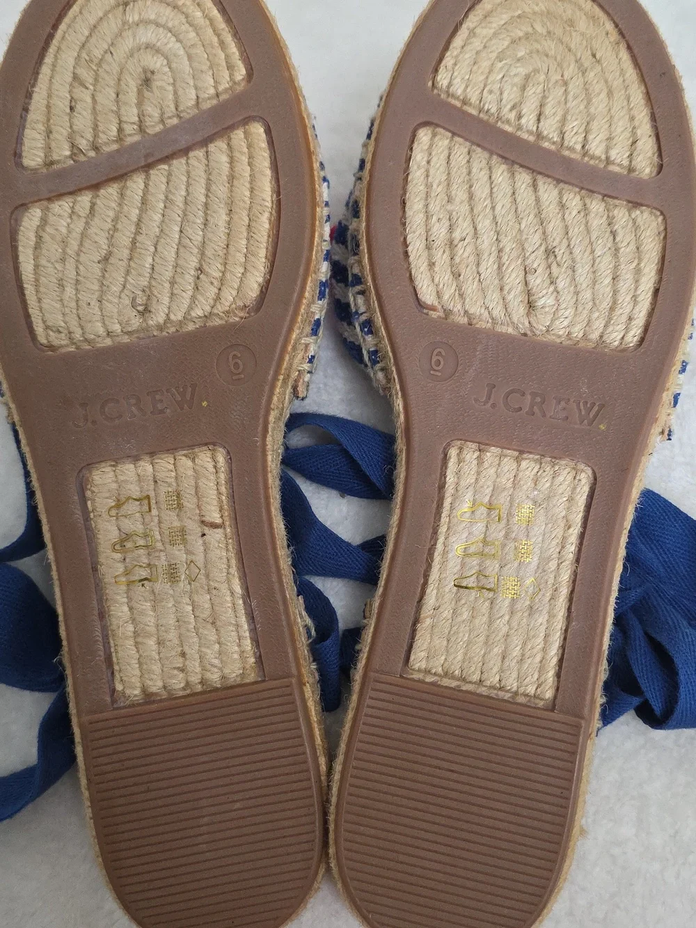 NEW J. Crew Ankle-Wrap Pom Poms Espadrilles Sandals Sz 6